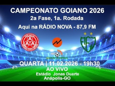Jornada Esportiva - 11.02.2026 | Anapolina X Jataiense - 18h