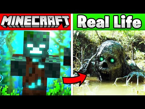 Real Life Minecraft Mobs vs. Gaming Saiyan