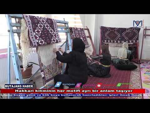 Hakkari kiliminin her motifi ayrı bir anlam taşıyor