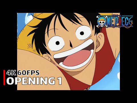 One Piece - Opening 1 【We Are!】 4K 60FPS Creditless | CC