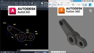 How to Convert AutoCAD 2D Drawing to Fusion 360 3D Modelling | AutoCAD to Fusion 360