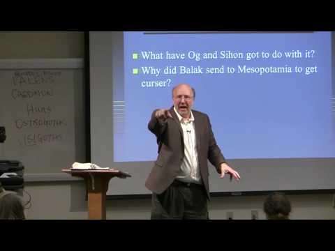 Dr. Ted Hildebrandt, Old Testament Literature, Lecture 16, Balaam; Deuteronomy: Covenant and Land