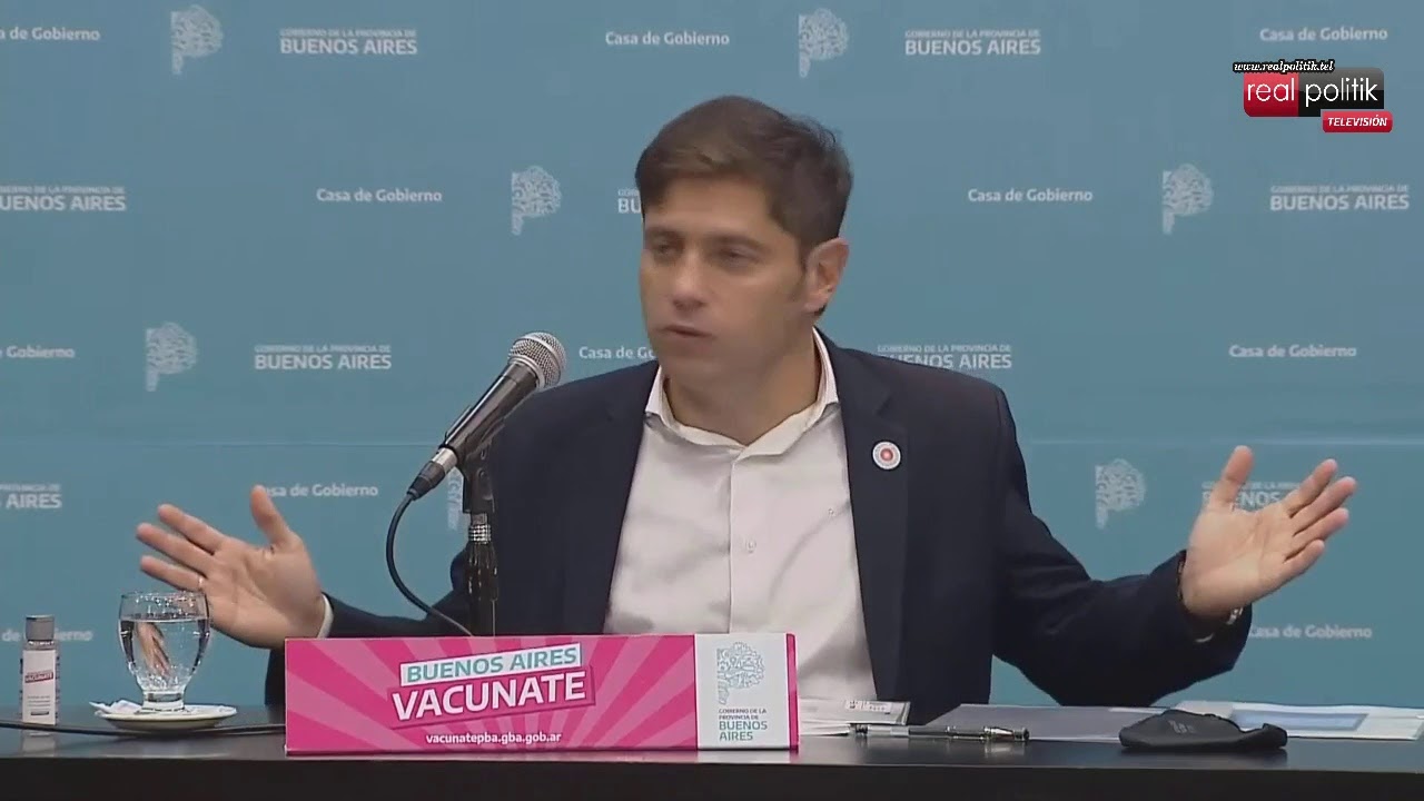 Kicillof anuncia nuevas medidas ante la preocupante situación epidemiológica en la Provincia