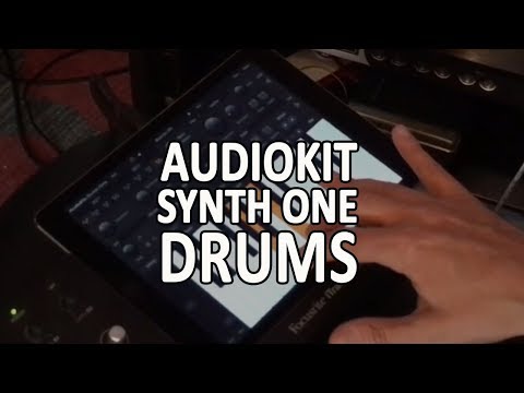 Audiokit Synth One Drum Presets Test
