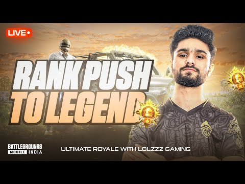 SERIOUS RANK PUSH IN ULTIMATE ROYALE | LEGEND KAB HOGA? | BGMI LIVE