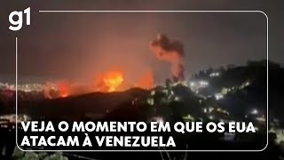 Veja o momento em que os EUA atacam à Venezuela #g1