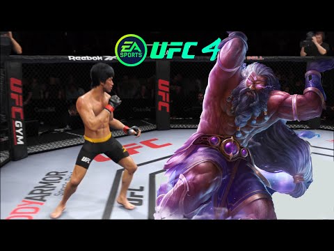 UFC4 Bruce Lee vs Titan Atalas EA Sports UFC 4