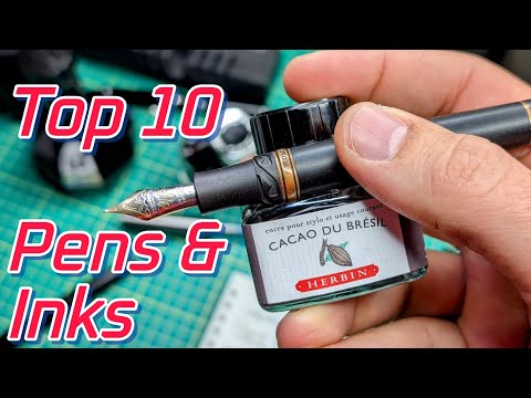 My TOP 10 Favorite Fountain Pen and Ink Pairings Revealed!