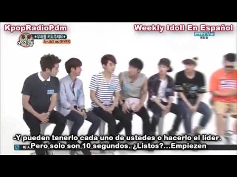 [Sub Español] 130925 Weekly Idol A-JAX & 2EYES Parte 3