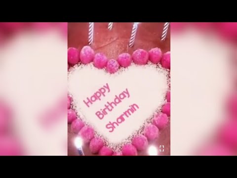 Happy Birthday Sharmin Dst❤️🥰Sry for let..