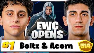 1ST PLACE PLACE EWC OPENS 🏆 w/ Acorn | Boltz 