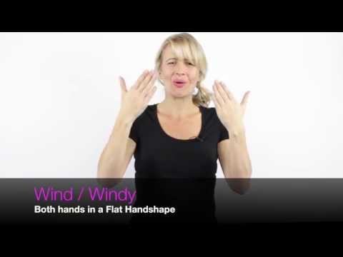 How to Sign Rain in Auslan