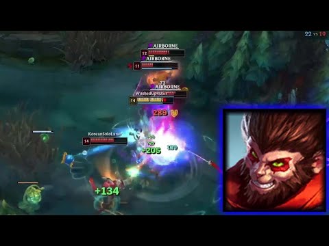 When Wukong has his 1/4 powerspike