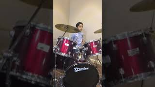 6-year-old Drum Cover of So Good To Me by Darell Evans