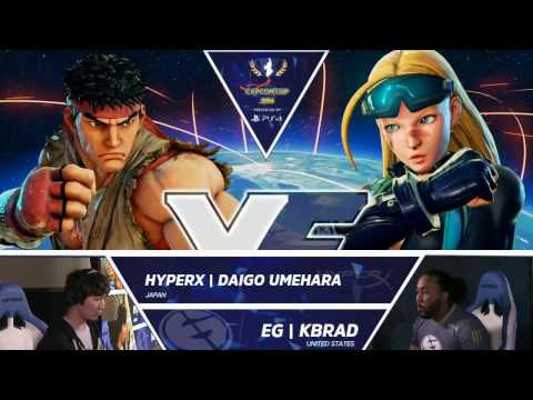 SFV: HyperX Daigo Umehara vs EG K-Brad - Capcom Cup Day 1 Top 32 - CPT2016