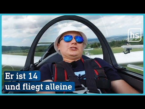 Segelflugschüler (14) hat seinen ersten Alleinflug | hessenschau
