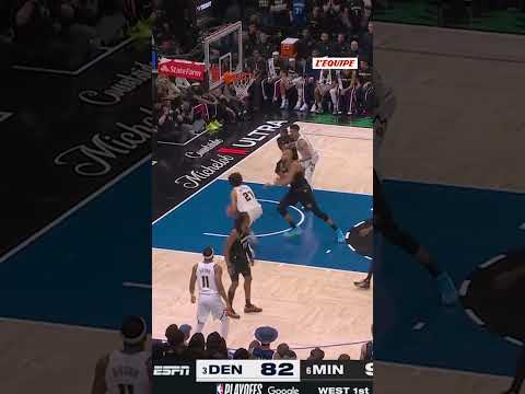 🤯 Rudy Gobert a encore abattu un gros travail défensif dans le match 4 contre Denver #nba #shorts