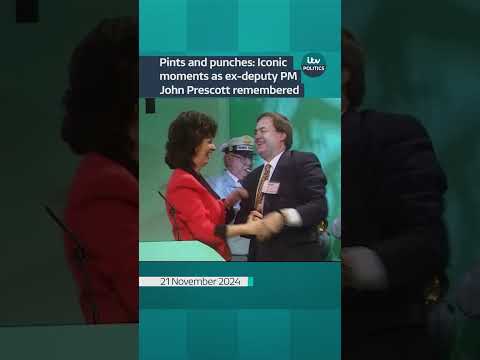 From pints to punches: John Prescott's iconic moments | ITV News