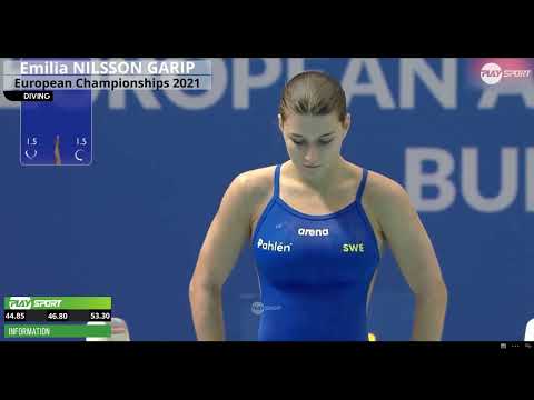 Women's Diving | Emilia NILSSON  | BUDAPEST 2021 | 3M Platform Highlight #diving #sports #watersport