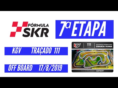 7ª Etapa FÓRMULA SKR 2019 - GP FREDYKART - Kartódromo Granja Viana - Traçado 111 - OFF BOARD