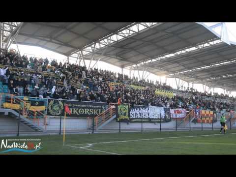 Doping kibiców podczas meczu Siarki Tarnobrzeg z Motorem Lublin, 13.10.2012HD