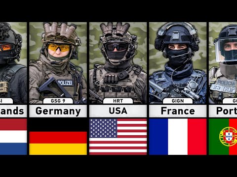 Most Elite Police Special Forces of Each Country! Some of Them You Won't Believe Exist!