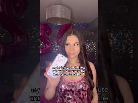 My dad does this on my bday no matter what🥹 subscribe🩷shorts #birthdaygirl #daddaughter