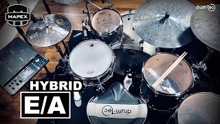 Video thumbnail for Mapex E/A hybrid drums with drum-tec GROOVEBAR / GROOVEDOT triggers & Roland SPD-SX PRO by drumtecTV