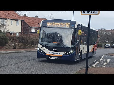 26066/SN66 WLW Stagecoach Northeast Adl Enviro 200 MMC On The 10
