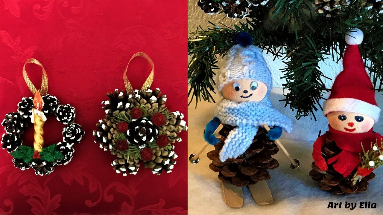 Diy Christmas decorations ideas! Decora?iuni de Cr?ciun! Ornamente pentru bradul de Craciun!
