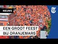 Uitzinnige fans in Oranjemars: 'Straks gaan we pieken!'