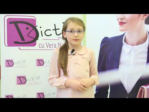 Gabriela Scobioală - Cursantă la Dicție cu Vera Nastasiu