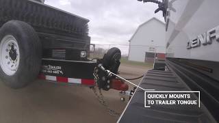 Air Trailer Tongue Mount - No Coupler - Square Plate Mount - Product Video