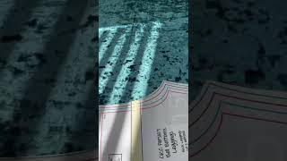 This fabric is soooo pretty #fabric #velvet #todlers #bellbottom #sewing 💙✅ #viral