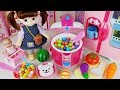 Baby doll cooker and kitchen fruit cooking food toys play house story - ToyMong TV 토이몽