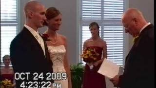 preview picture of video 'Wedding & Reception Highlights - 10/24/09'