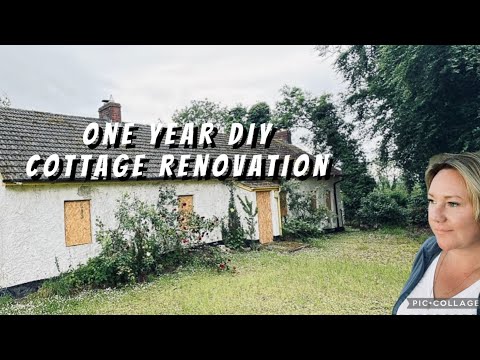 1 YEAR TIMELAPSE of our old homestead cottage: Our Renovation journey