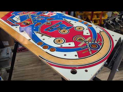Playfield Swap on a Bobby Orr Power Play Pinball Machine