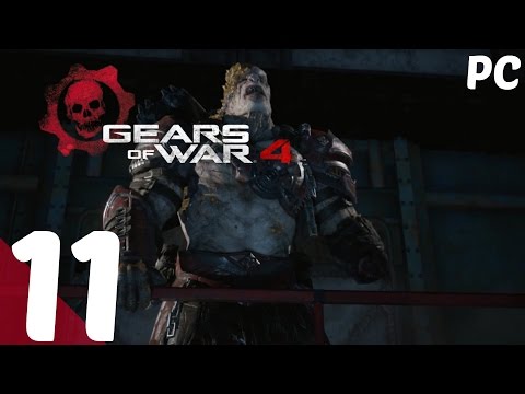 Gears of War 4 - PC Gameplay Walkthrough Part 11 - Swarm General Swarmak Boss Fight