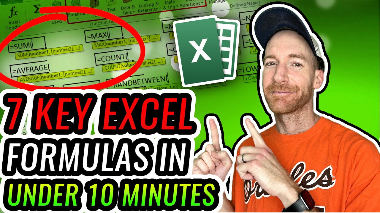 7 Excel Formulas that will be on any Excel Exam!