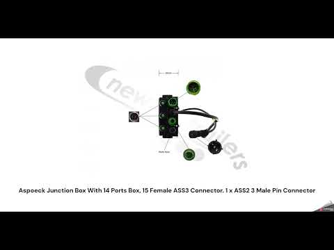76-6474-007 Aspoeck Junction Box With 14 Ports Box, 15 76-6474-007 Aspoeck Junction Box With 14 Ports Box, 15