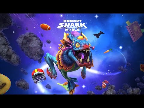 Hungry Shark World - Enemy Cosmic Alan Unlocked Update - All 34 Sharks Android Gameplay