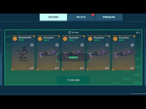 War robots🤖 Behemoth Puncher ⚡ $11.99USD (Offer #5)