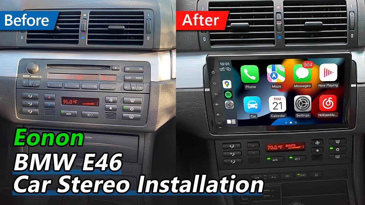 BMW E46 Installation Guide for Eonon Android Car Radio with Wireless CarPlay & Android Auto