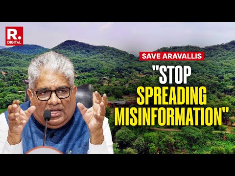 Union Environment Minister Bhupendra Yadav Separates Viral Claims From Facts | Save Aravallis