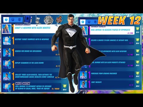 Fortnite All *LEAKED* Week 12 Legendary & Epic Quests(Challenges) Guide - Chapter 2 Season 7