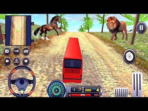 Uphill Offroad Bus Driving Simulator #1- Off Road Bus Driver - Android Gameplay
