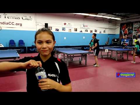 U1900 Qtr Final: Kayla (1822) vs Ma Yi (1871) at ICC Butterfly Open on 2018-12-8