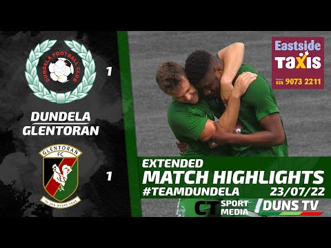 Match Highlights - Dundela Vs Glentoran -  23th July 2022