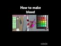 how to make blood #sakuraschoolsimulator #komal gamming
